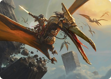 Skyhunter Strike Force Art Card [Phyrexia: All Will Be One Art Series] | Game Master's Emporium (The New GME)