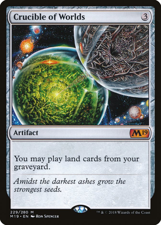 Crucible of Worlds [Core Set 2019] | Game Master's Emporium (The New GME)