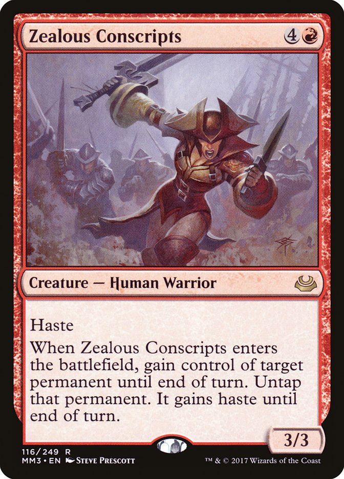 Zealous Conscripts [Modern Masters 2017] | Game Master's Emporium (The New GME)