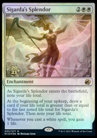 Sigarda's Splendor [Innistrad: Midnight Hunt Prerelease Promos] | Game Master's Emporium (The New GME)
