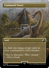 Command Tower // Command Tower (Borderless) [Jurassic World Collection] | Game Master's Emporium (The New GME)
