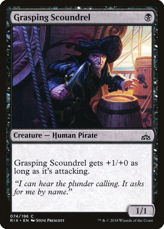 Grasping Scoundrel [Rivals of Ixalan] | Game Master's Emporium (The New GME)