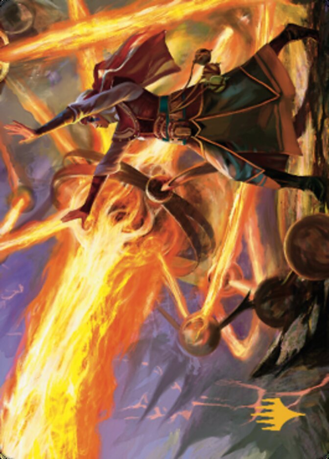 Ghitu Amplifier Art Card (Gold-Stamped Signature) [Dominaria United Art Series] | Game Master's Emporium (The New GME)