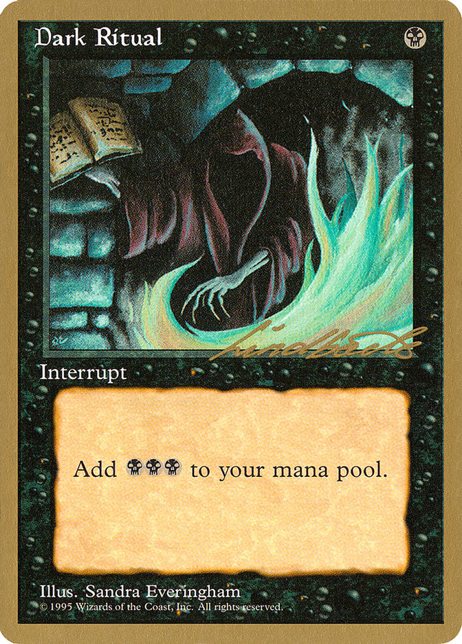 Dark Ritual (Leon Lindback) [Pro Tour Collector Set] | Game Master's Emporium (The New GME)