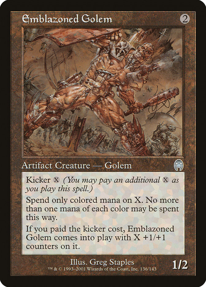Emblazoned Golem [Apocalypse] | Game Master's Emporium (The New GME)