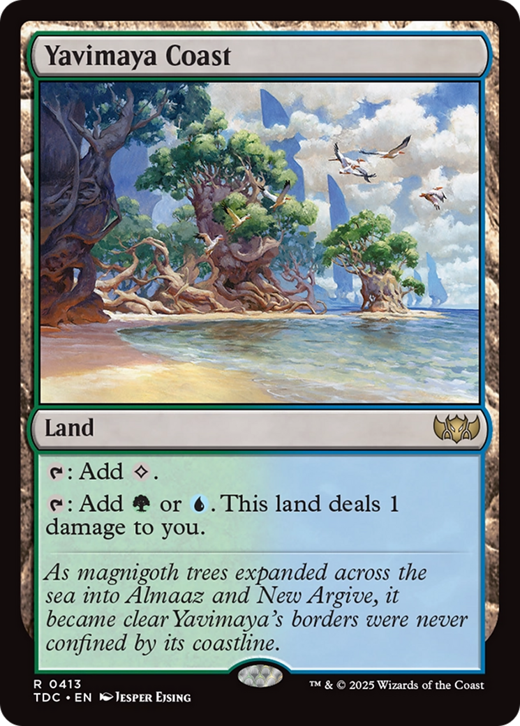 Yavimaya Coast [Tarkir: Dragonstorm Commander] | Game Master's Emporium (The New GME)