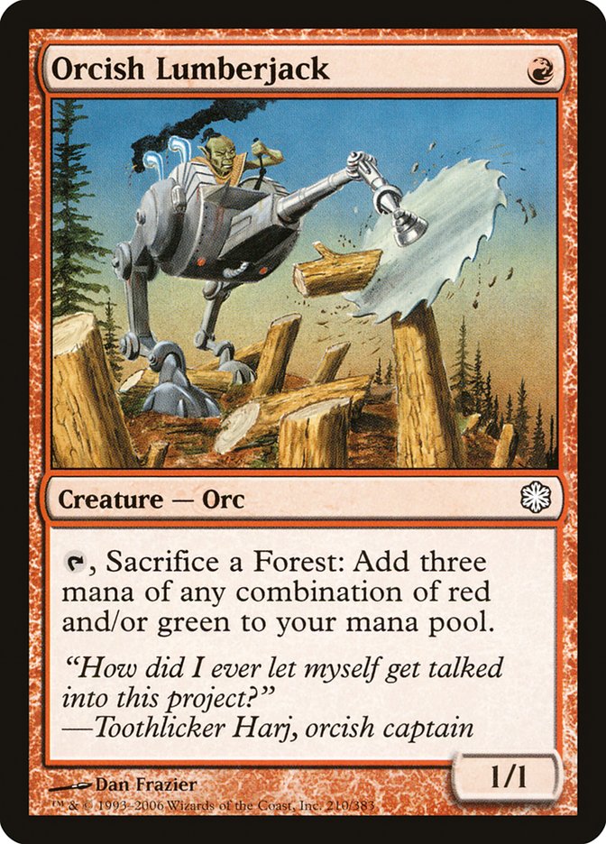 Orcish Lumberjack [Coldsnap Theme Decks] | Game Master's Emporium (The New GME)