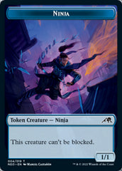 Samurai // Ninja Double-Sided Token [Kamigawa: Neon Dynasty Tokens] | Game Master's Emporium (The New GME)
