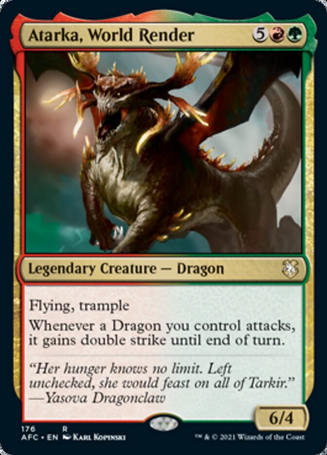 Atarka, World Render [Dungeons & Dragons: Adventures in the Forgotten Realms Commander] | Game Master's Emporium (The New GME)