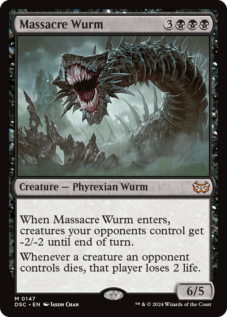 Massacre Wurm [Duskmourn: House of Horror Commander] | Game Master's Emporium (The New GME)