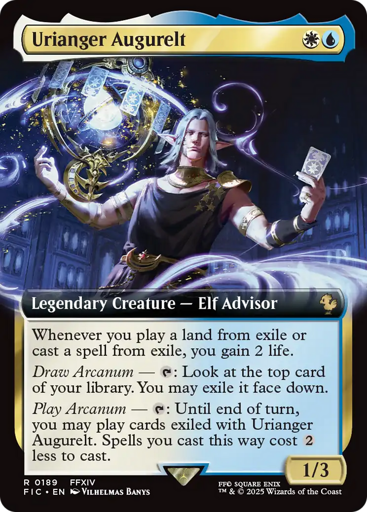 Urianger Augurelt (Extended Art) [FINAL FANTASY Commander] | Game Master's Emporium (The New GME)