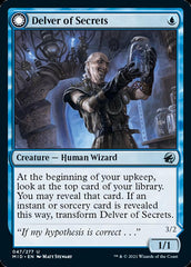 Delver of Secrets // Insectile Aberration [Innistrad: Midnight Hunt] | Game Master's Emporium (The New GME)
