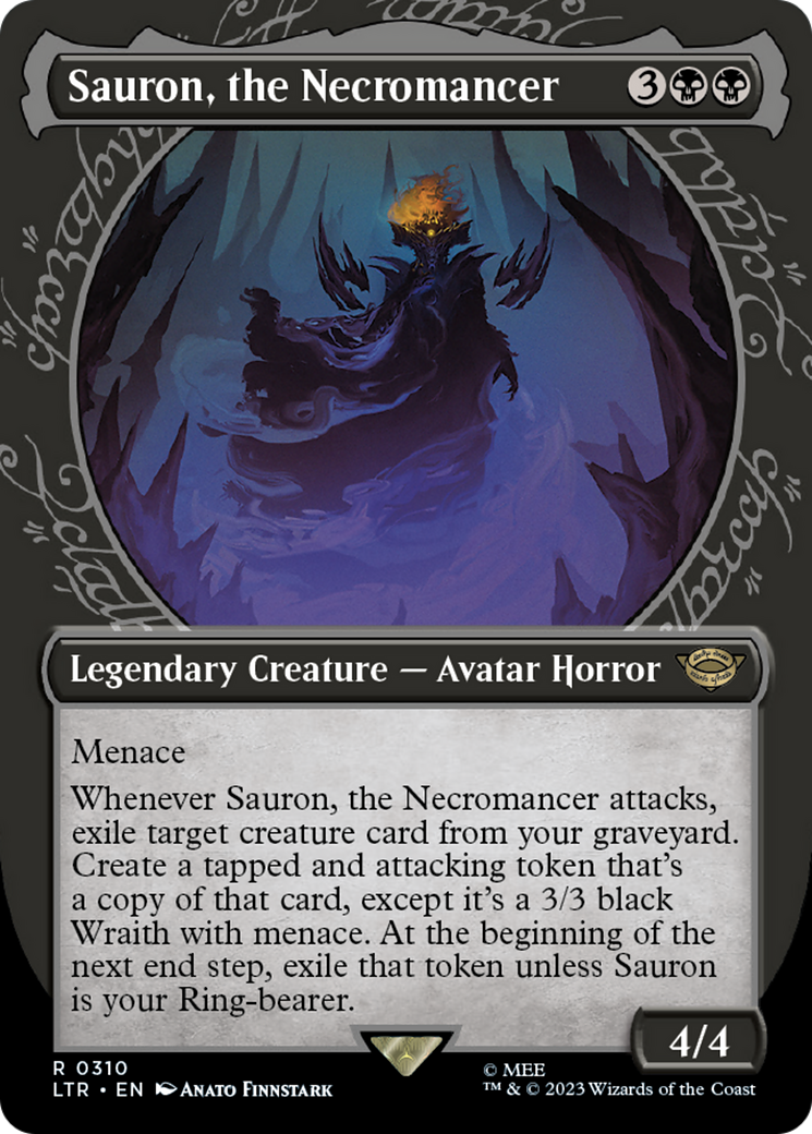 Sauron, the Necromancer (Showcase Ring Frame) [The Lord of the Rings: Tales of Middle-Earth] | Game Master's Emporium (The New GME)