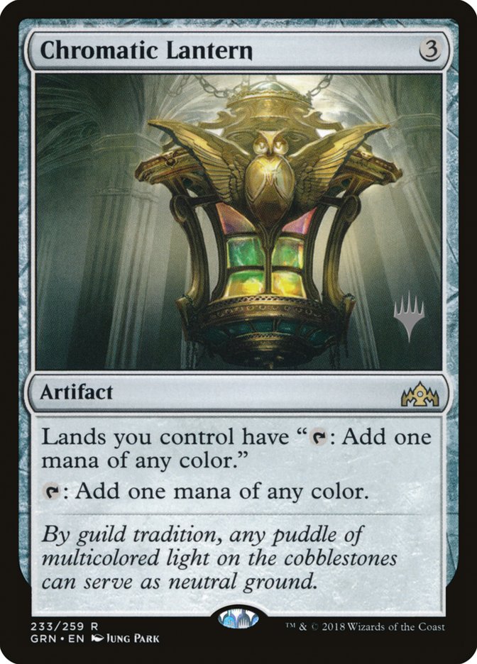 Chromatic Lantern (Promo Pack) [Guilds of Ravnica Promos] | Game Master's Emporium (The New GME)