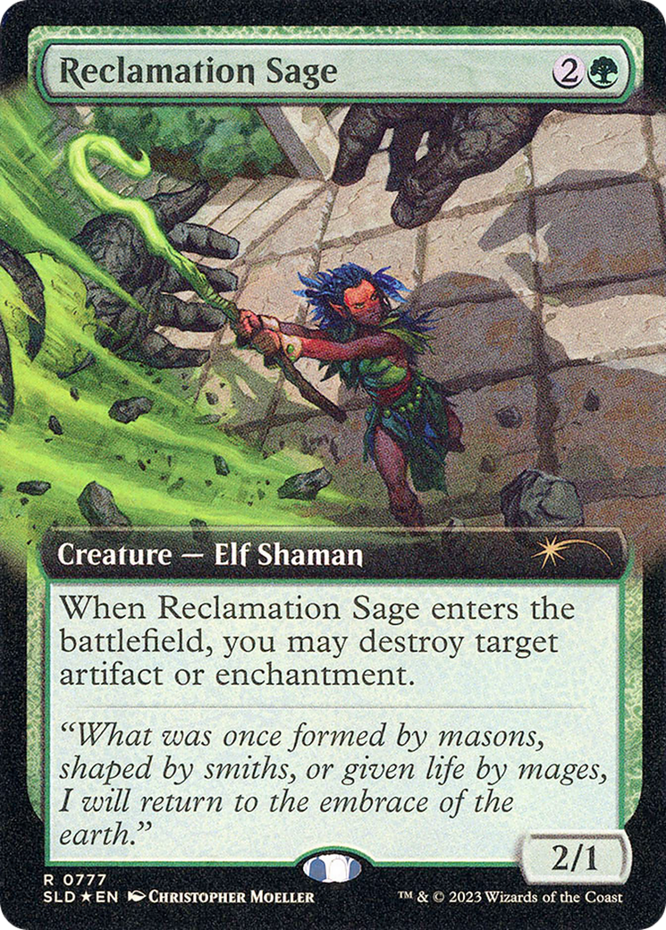 Reclamation Sage (Extended Art) [Secret Lair Drop Series] | Game Master's Emporium (The New GME)