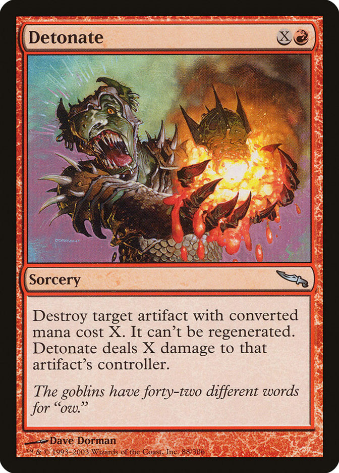Detonate [Mirrodin] | Game Master's Emporium (The New GME)