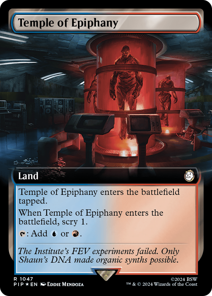 Temple of Epiphany (Extended Art) (Surge Foil) [Fallout] | Game Master's Emporium (The New GME)