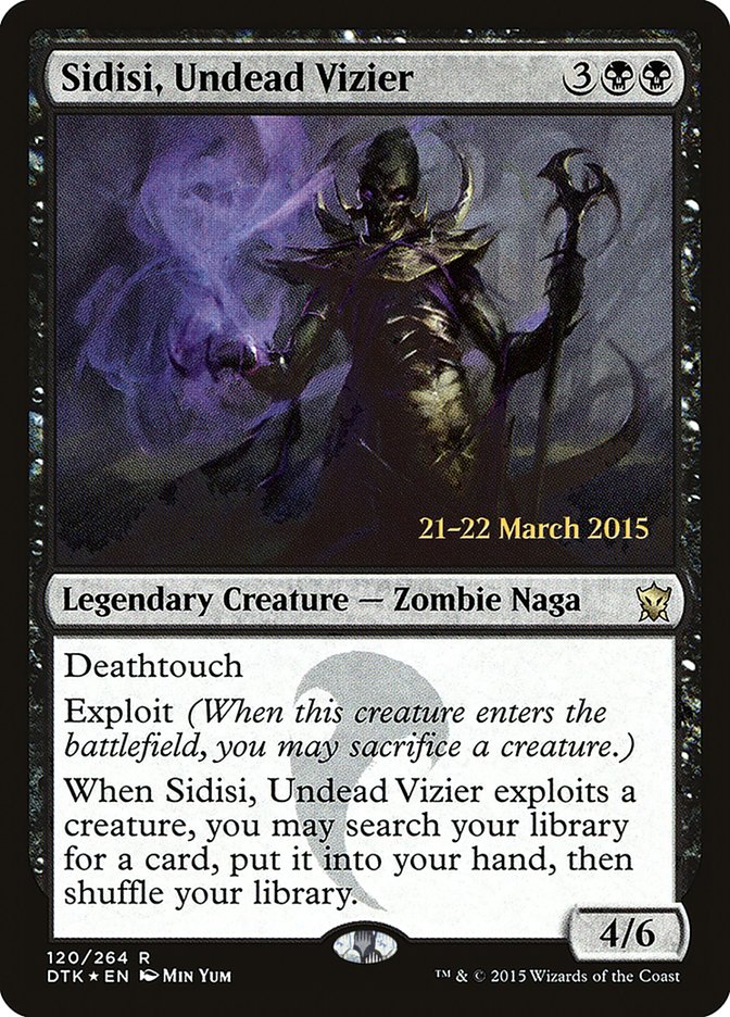 Sidisi, Undead Vizier [Dragons of Tarkir Prerelease Promos] | Game Master's Emporium (The New GME)