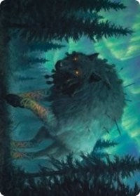 Sarulf, Realm Eater Art Card [Kaldheim Art Series] | Game Master's Emporium (The New GME)
