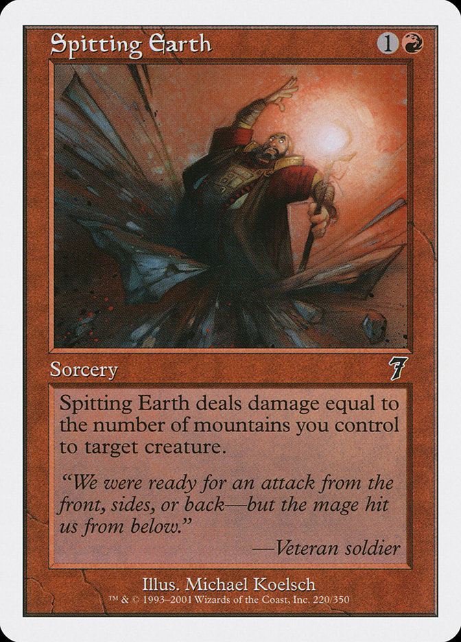 Spitting Earth [Seventh Edition] | Game Master's Emporium (The New GME)