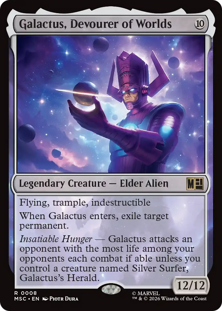 Galactus, Devourer of Worlds (Surge Foil) [Marvel Super Heroes Commander] | Game Master's Emporium (The New GME)