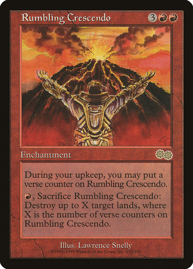 Rumbling Crescendo [Urza's Saga] | Game Master's Emporium (The New GME)