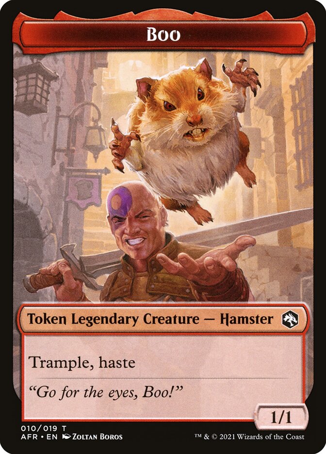 Dog Illusion // Boo Double-Sided Token [Dungeons & Dragons: Adventures in the Forgotten Realms Tokens] | Game Master's Emporium (The New GME)