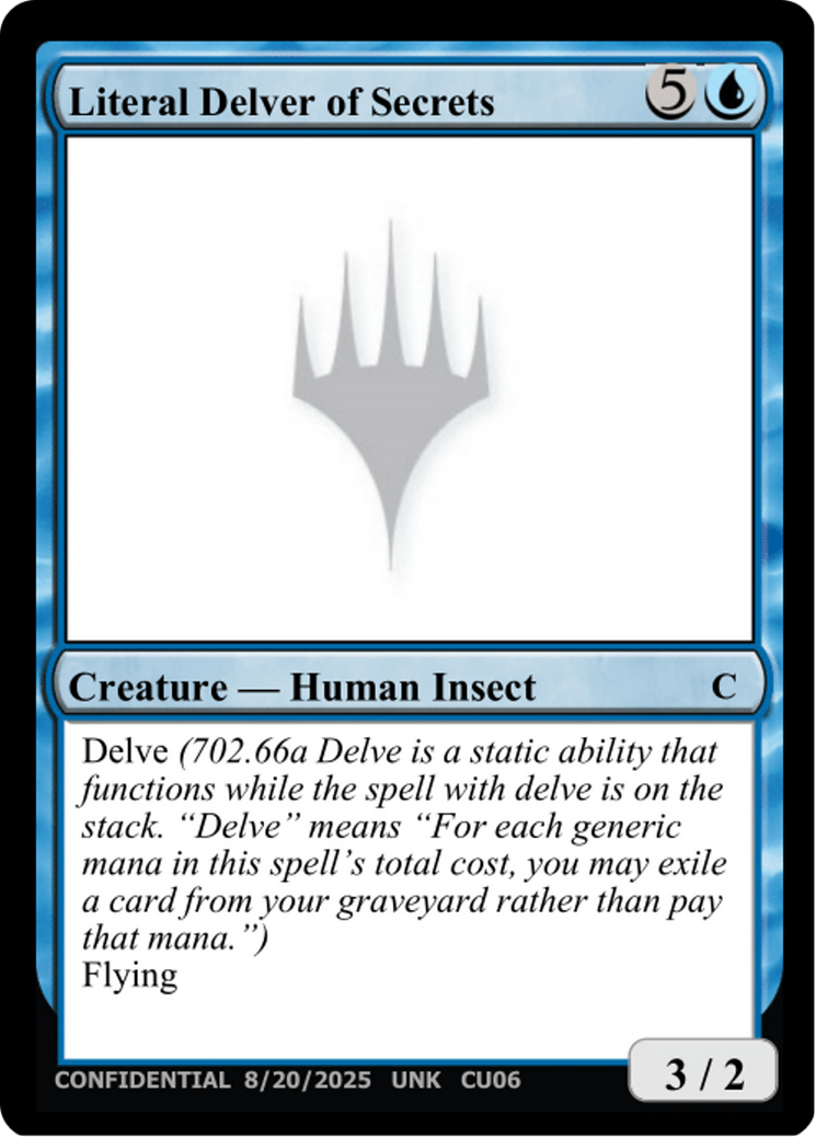 Literal Delver of Secrets [Unknown Event] | Game Master's Emporium (The New GME)