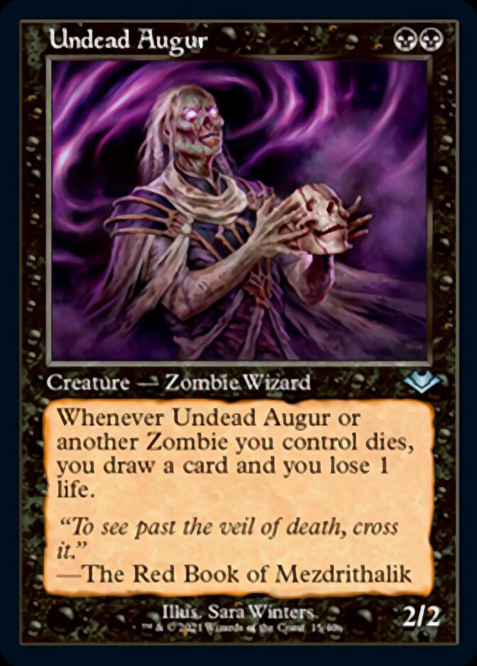 Undead Augur (Retro Foil Etched) [Modern Horizons] | Game Master's Emporium (The New GME)