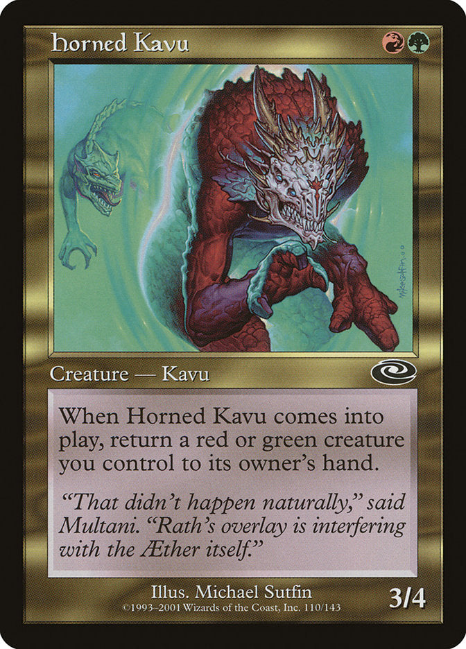 Horned Kavu [Planeshift] | Game Master's Emporium (The New GME)