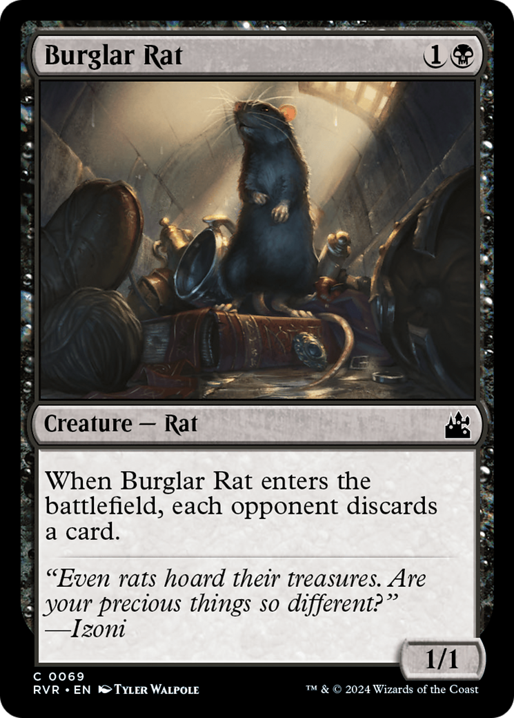 Burglar Rat [Ravnica Remastered] | Game Master's Emporium (The New GME)