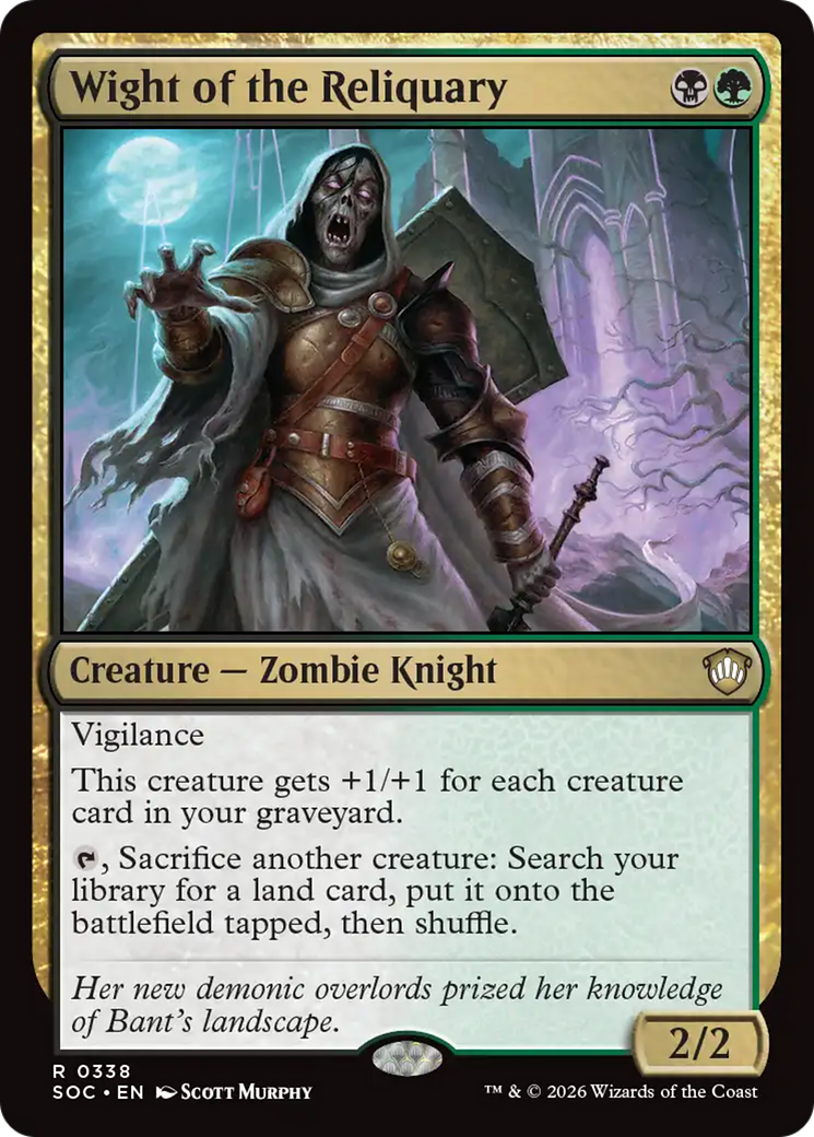 Wight of the Reliquary [Secrets of Strixhaven Commander] | Game Master's Emporium (The New GME)