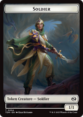 Solider (0004) // Solider (0005) Double-Sided Token [Tarkir: Dragonstorm Tokens] | Game Master's Emporium (The New GME)