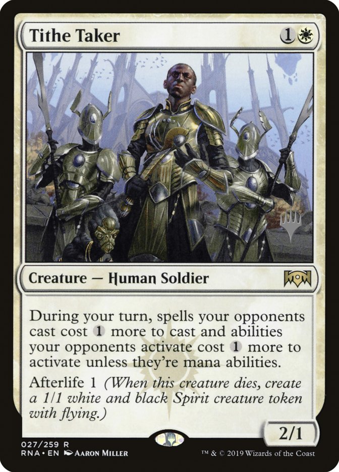 Tithe Taker (Promo Pack) [Ravnica Allegiance Promos] | Game Master's Emporium (The New GME)
