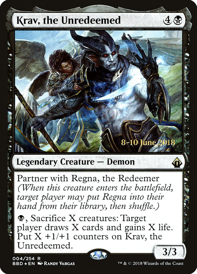 Krav, the Unredeemed [Battlebond Prerelease Promos] | Game Master's Emporium (The New GME)