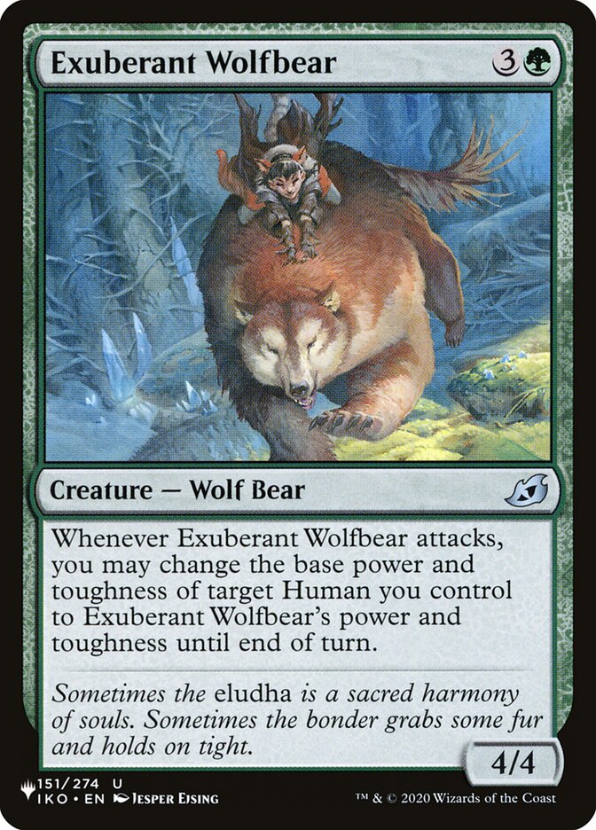 Exuberant Wolfbear [The List] | Game Master's Emporium (The New GME)