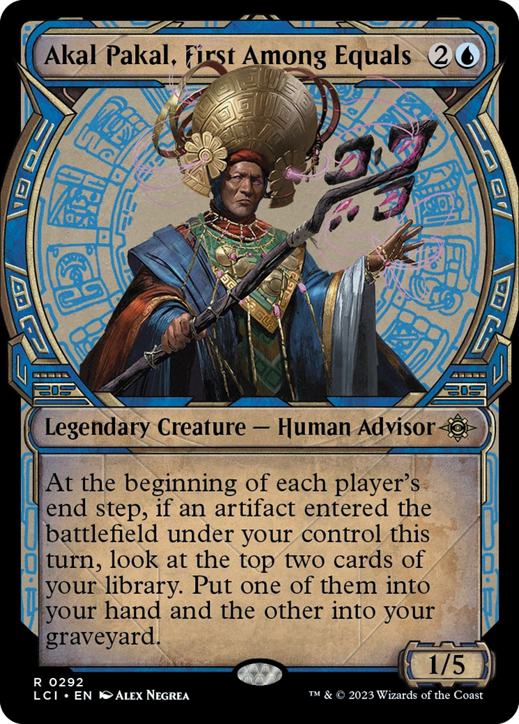 Akal Pakal, First Among Equals (Showcase) [The Lost Caverns of Ixalan] | Game Master's Emporium (The New GME)