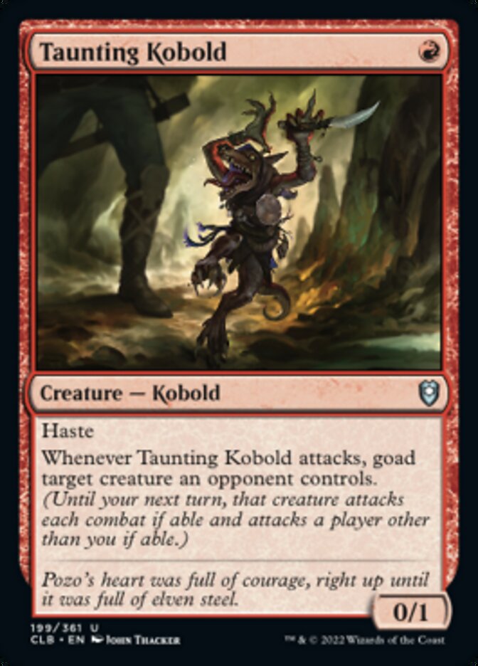 Taunting Kobold [Commander Legends: Battle for Baldur's Gate] | Game Master's Emporium (The New GME)