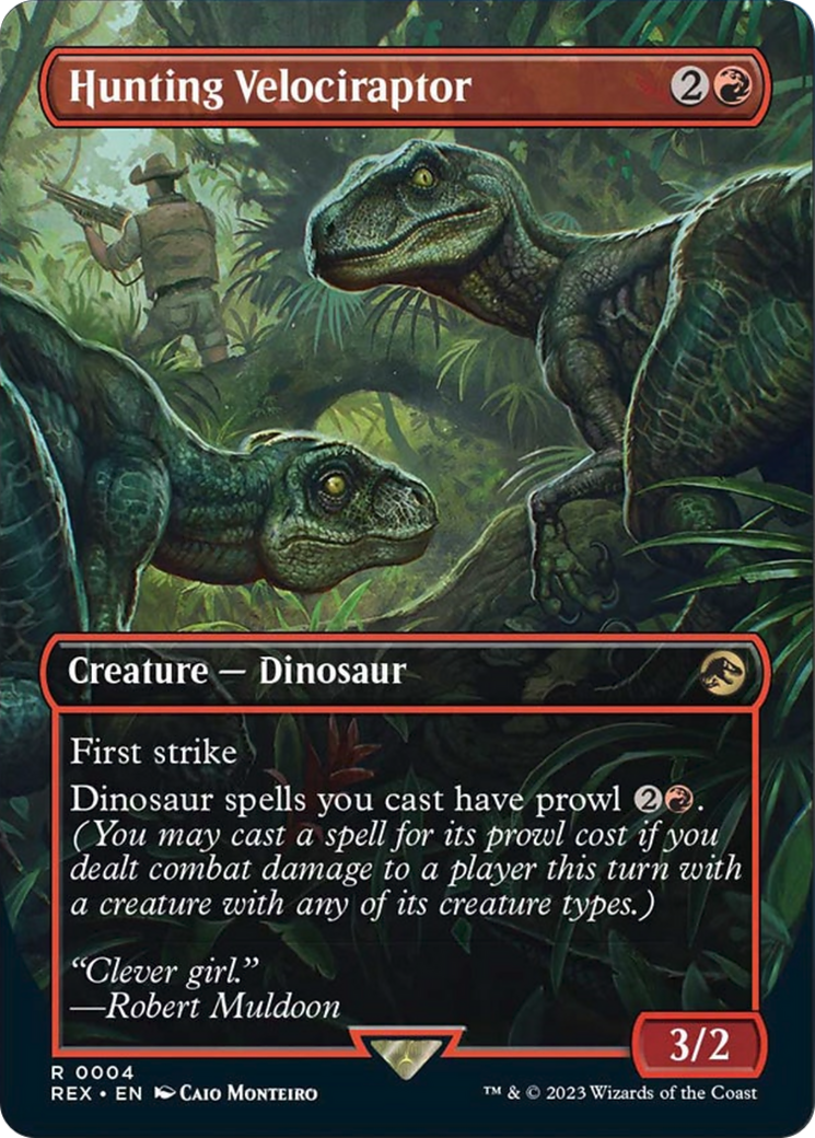 Hunting Velociraptor (Borderless) [Jurassic World Collection] | Game Master's Emporium (The New GME)