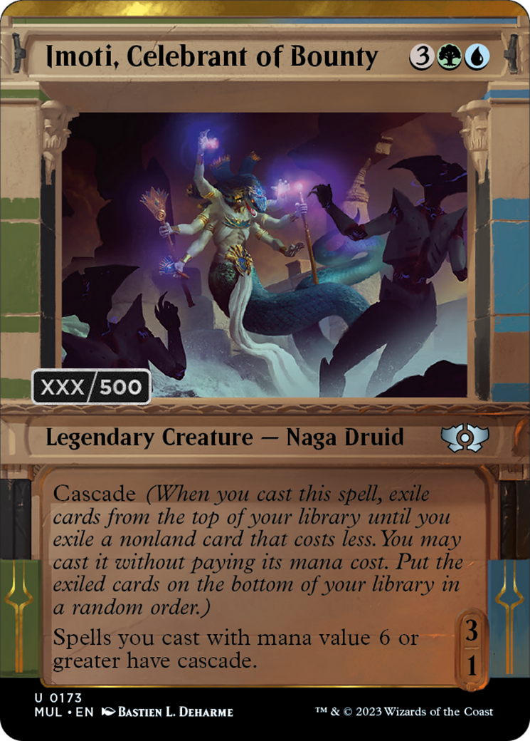 Imoti, Celebrant of Bounty (Serialized) [Multiverse Legends] | Game Master's Emporium (The New GME)