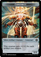 Mercenary // Construct Double-Sided Token [Outlaws of Thunder Junction Tokens] | Game Master's Emporium (The New GME)