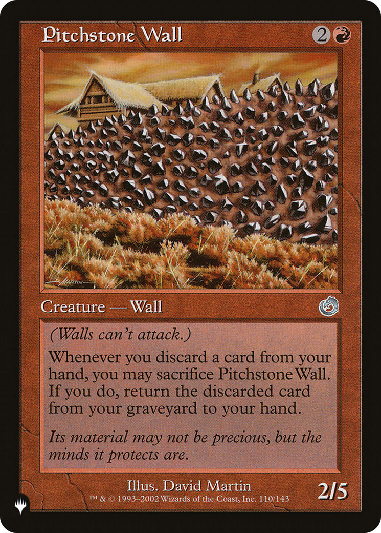 Pitchstone Wall [The List] | Game Master's Emporium (The New GME)