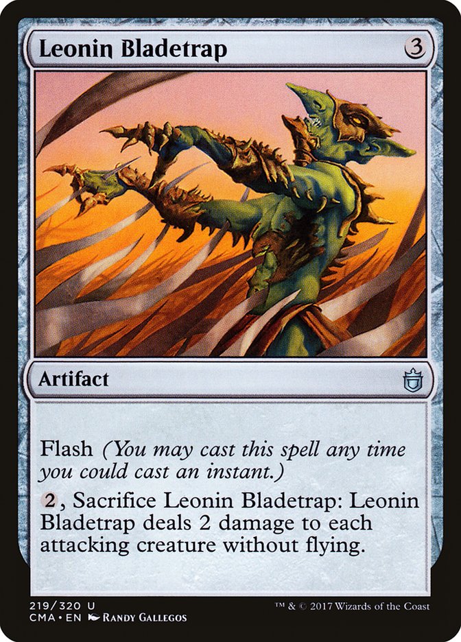 Leonin Bladetrap [Commander Anthology] | Game Master's Emporium (The New GME)