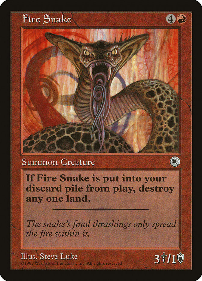 Fire Snake [Portal] | Game Master's Emporium (The New GME)