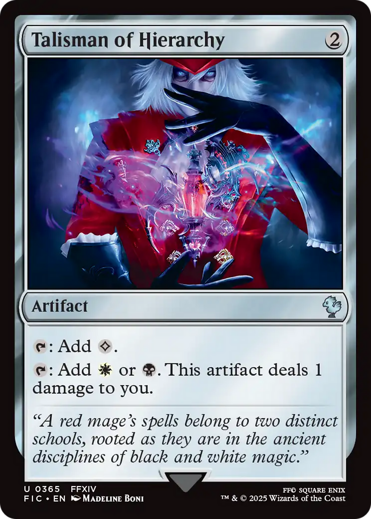 Talisman of Hierarchy [FINAL FANTASY Commander] | Game Master's Emporium (The New GME)