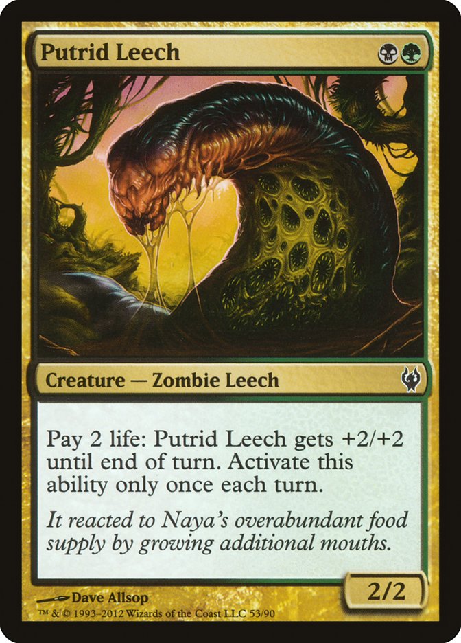 Putrid Leech [Duel Decks: Izzet vs. Golgari] | Game Master's Emporium (The New GME)