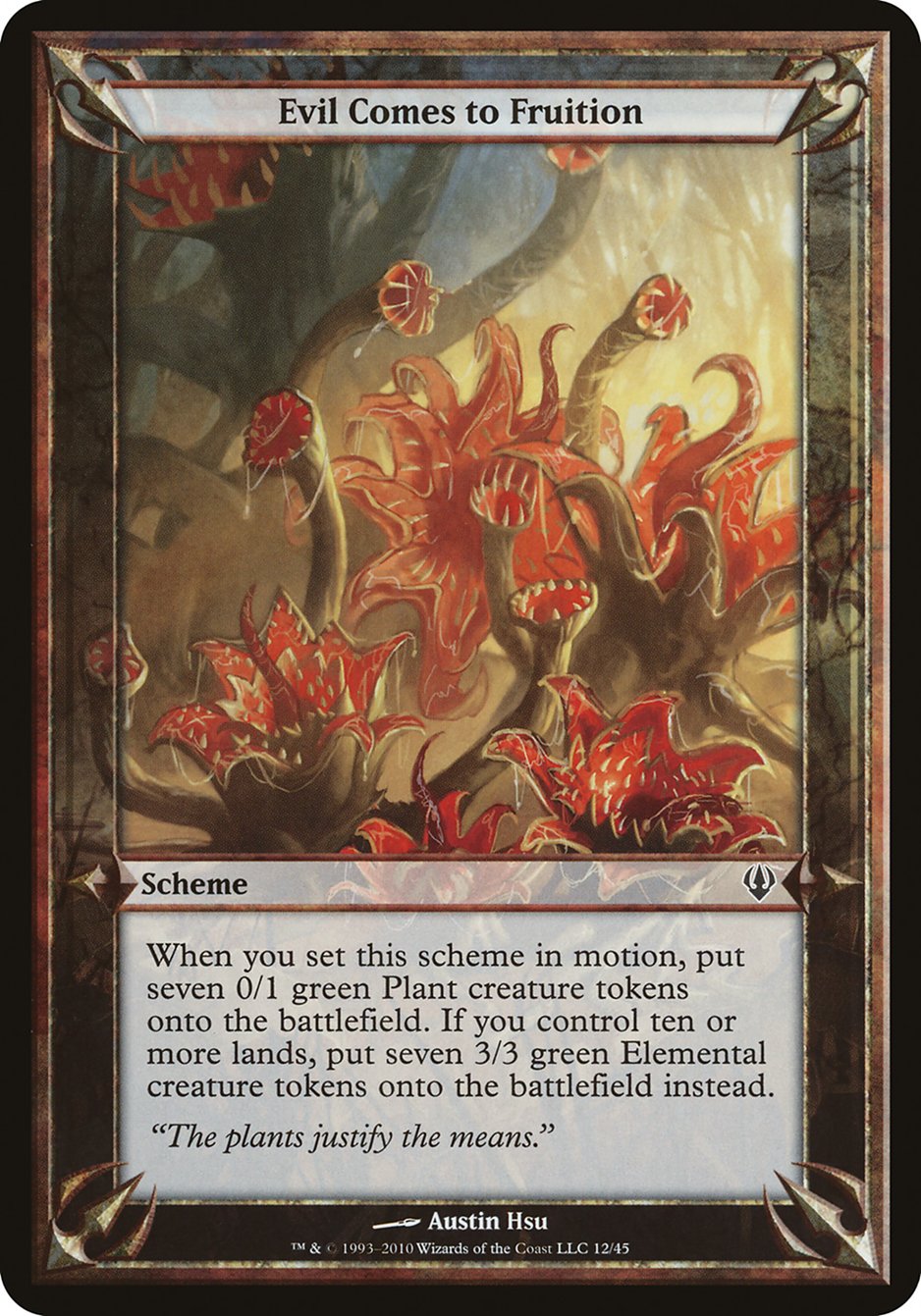 Evil Comes to Fruition (Schemes) [Archenemy Schemes] | Game Master's Emporium (The New GME)