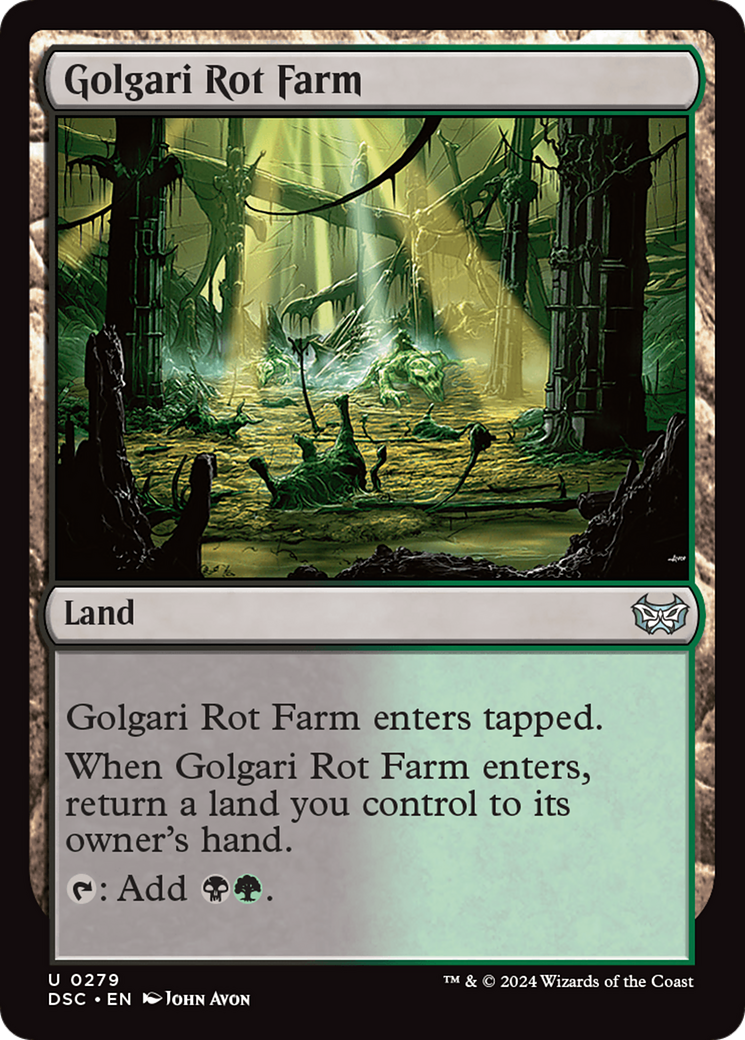 Golgari Rot Farm [Duskmourn: House of Horror Commander] | Game Master's Emporium (The New GME)