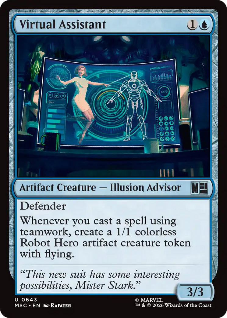 Virtual Assistant [Marvel Super Heroes Commander] | Game Master's Emporium (The New GME)