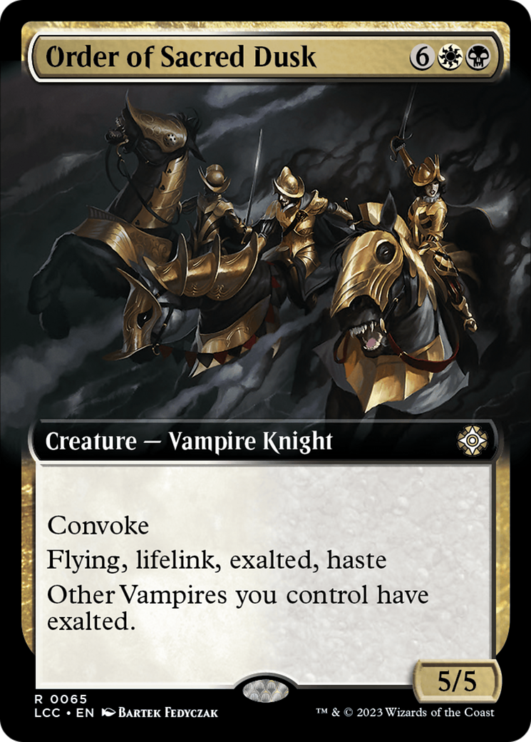 Order of Sacred Dusk (Extended Art) [The Lost Caverns of Ixalan Commander] | Game Master's Emporium (The New GME)